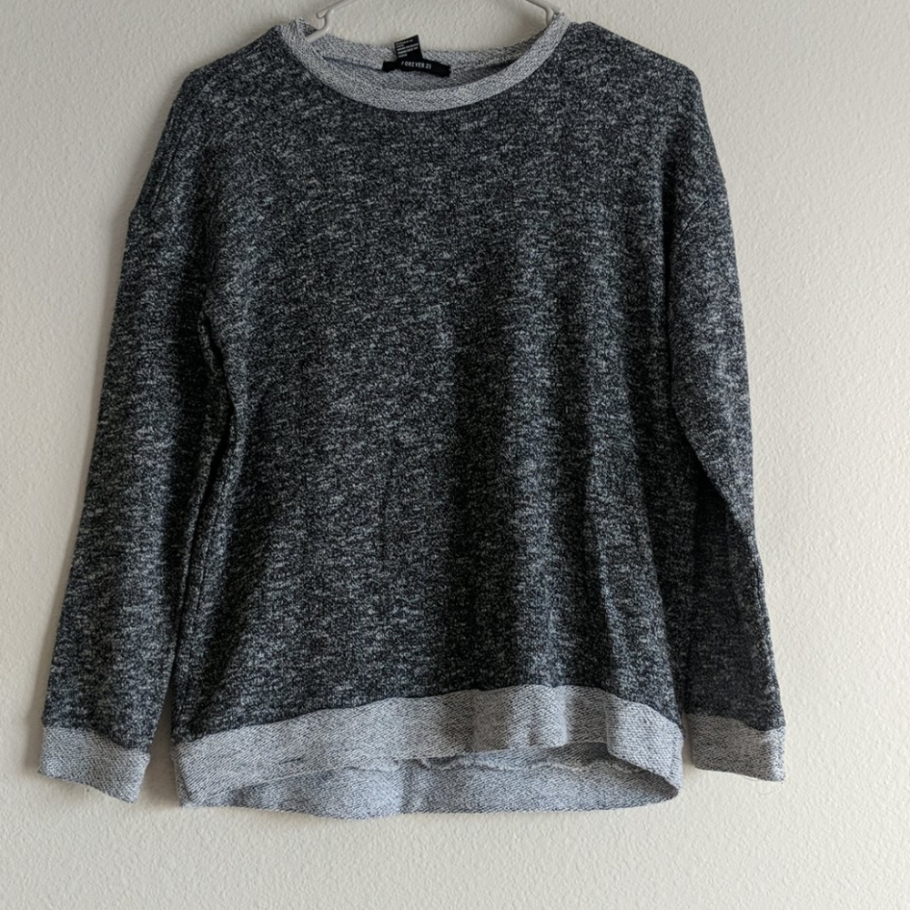 Grey sweater shirt